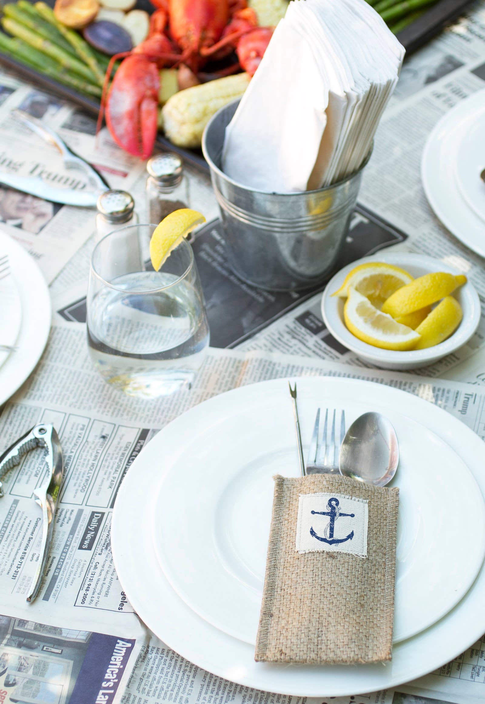 Anchor Patch Coastal - Set of 8