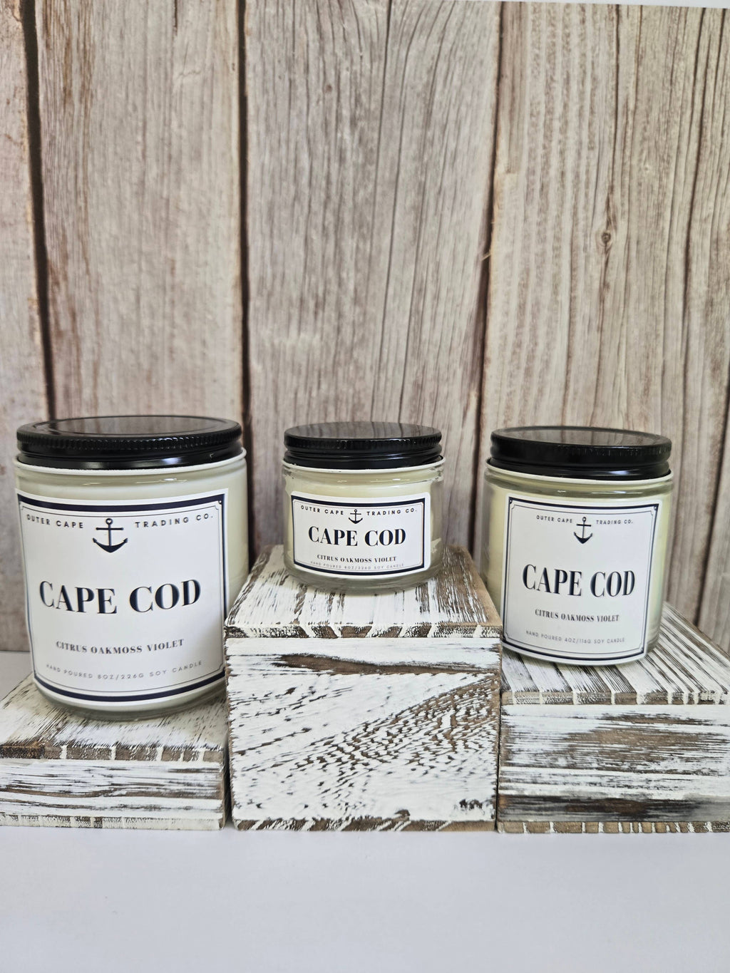 Cape Cod Soy Wax Crackling Wooden Wick Candle bulk wholesale