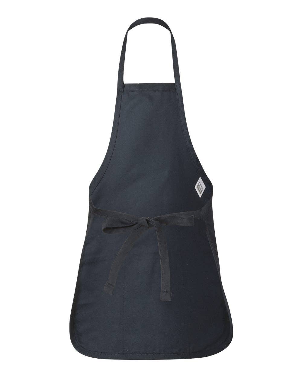 Q-Tees Full-Length Apron with Pouch Pocket - Q4250
