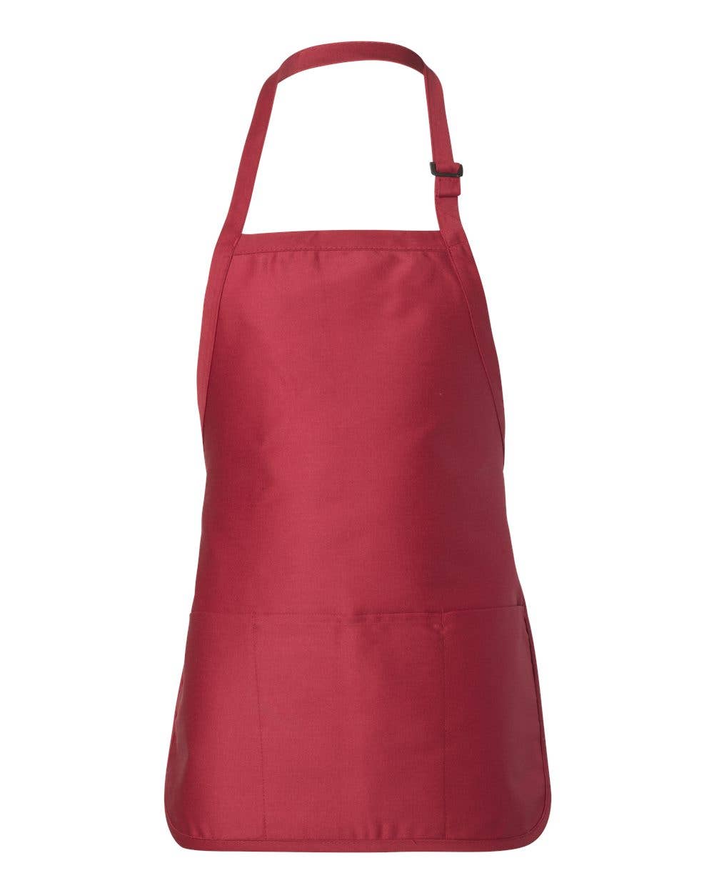 Q-Tees Full-Length Apron with Pouch Pocket - Q4250