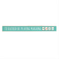 I'd Rather Be Playing Mahjong Skinny Sign | Mahjong Decor