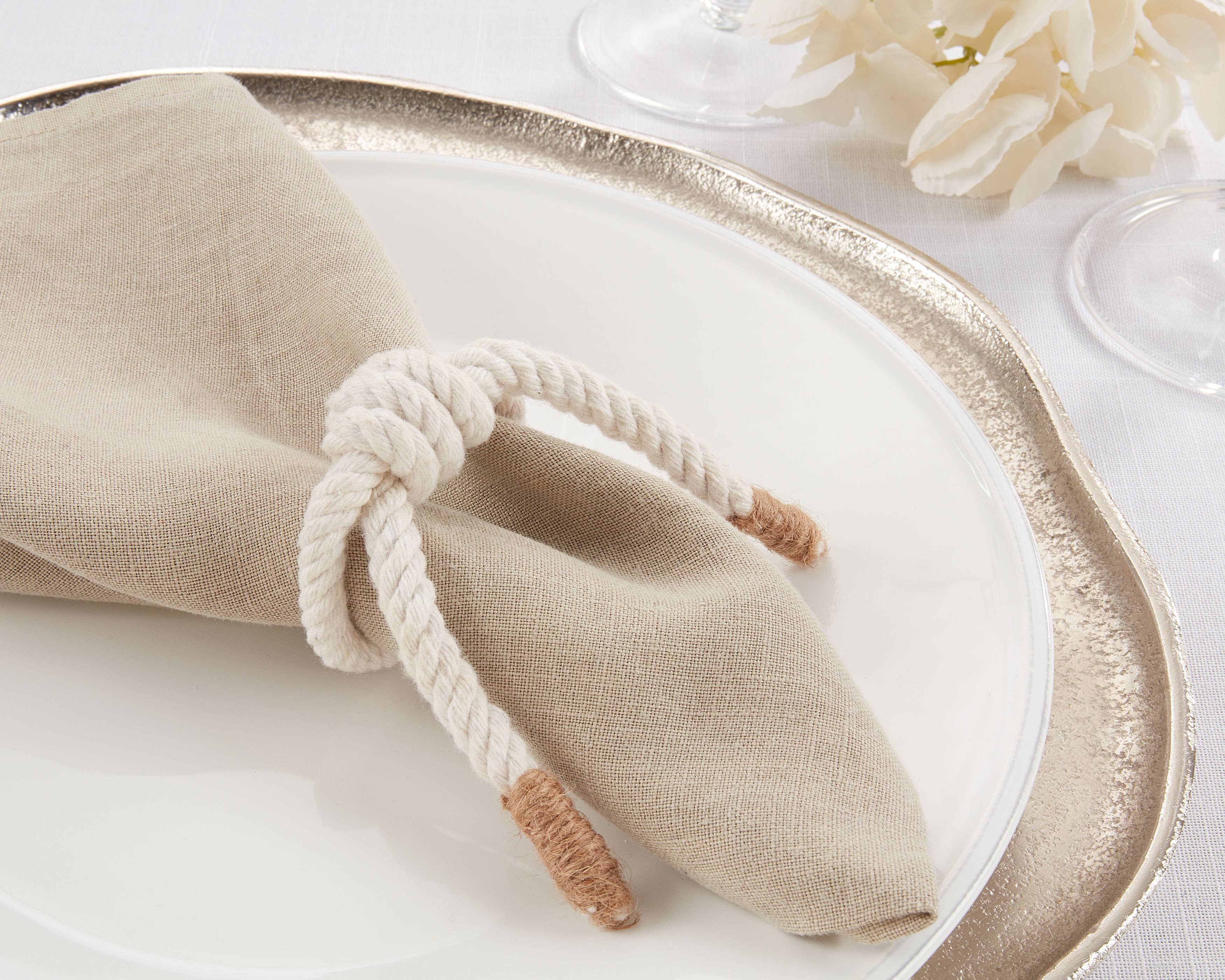 Knotted Rope Napkin Ring