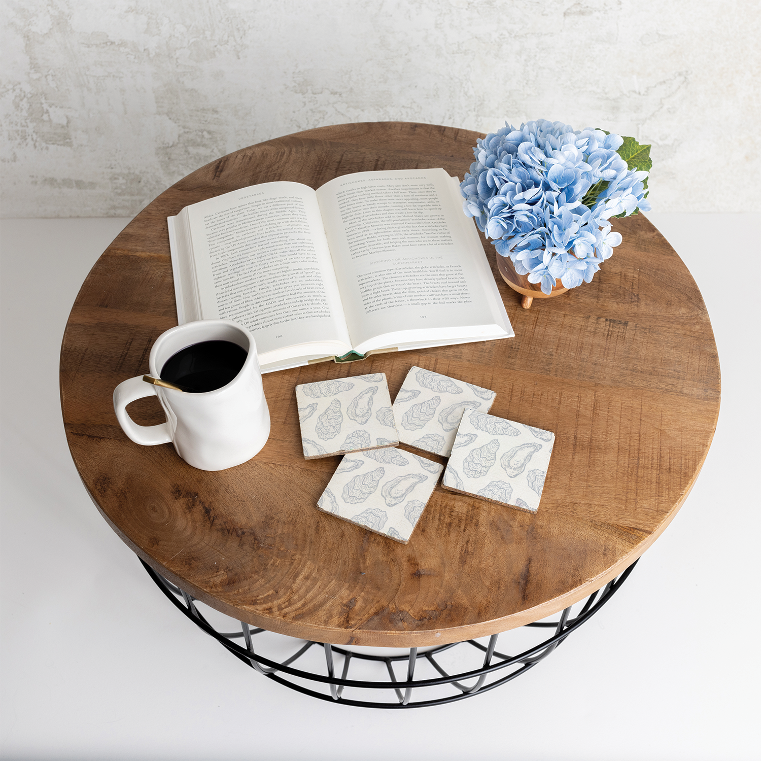 Oysters Coaster Set