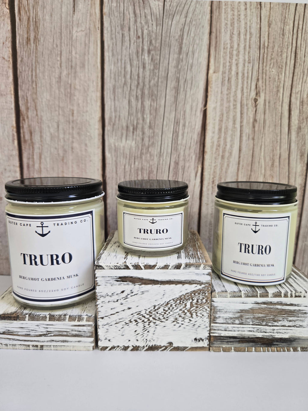 Truro Cape Cod Soy Wax Crackling Wooden Wick Candle bulk wholesale