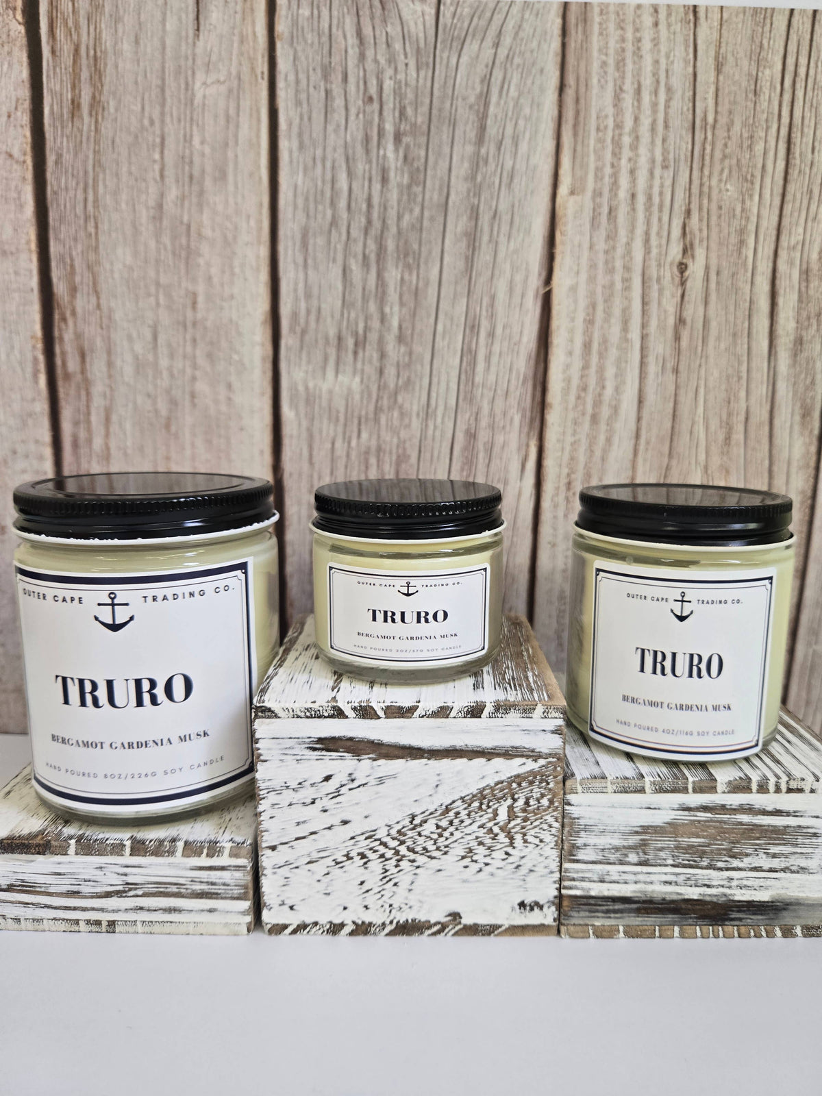 Truro Cape Cod Soy Wax Crackling Wooden Wick Candle bulk wholesale