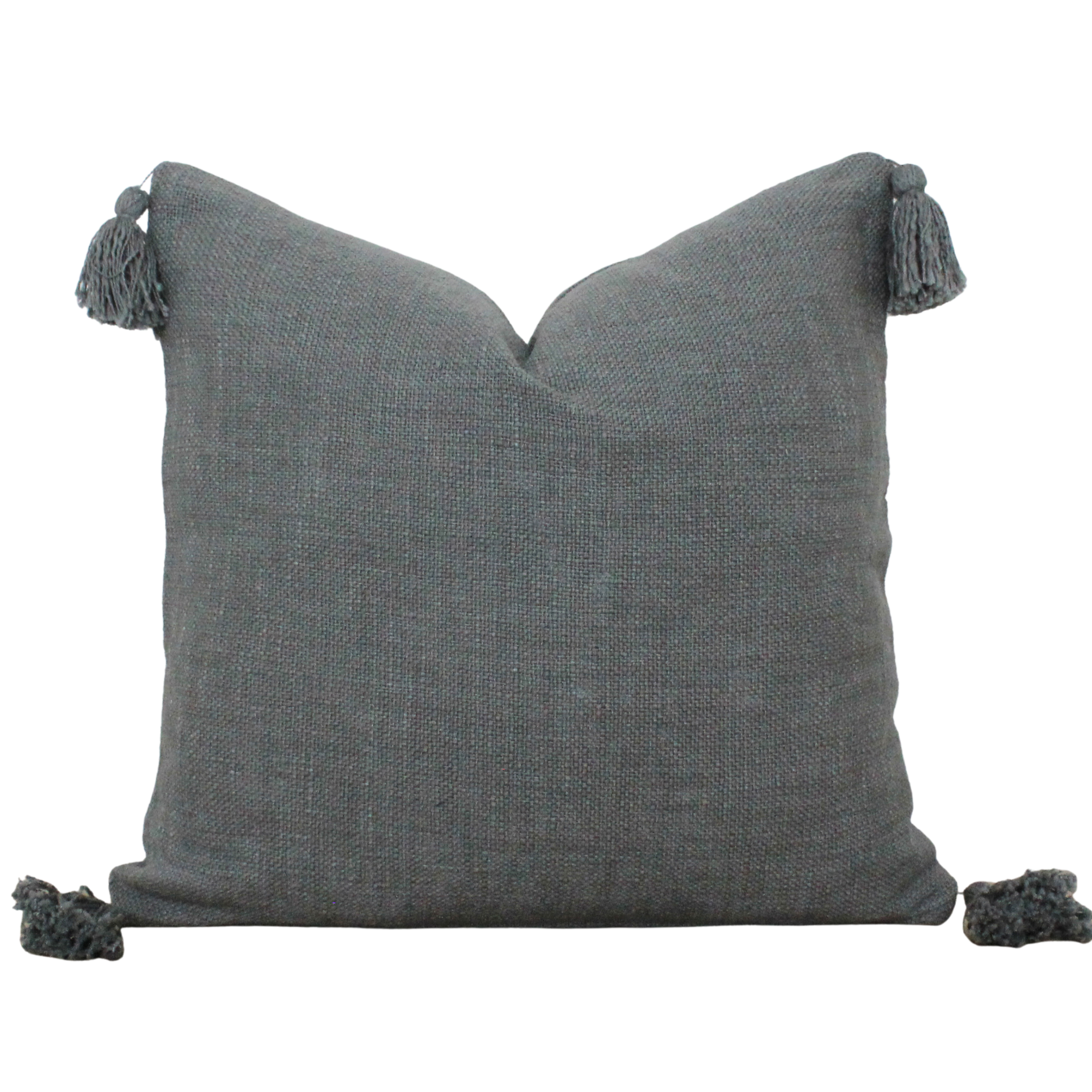 Hand Woven Tassel Pillow Cover