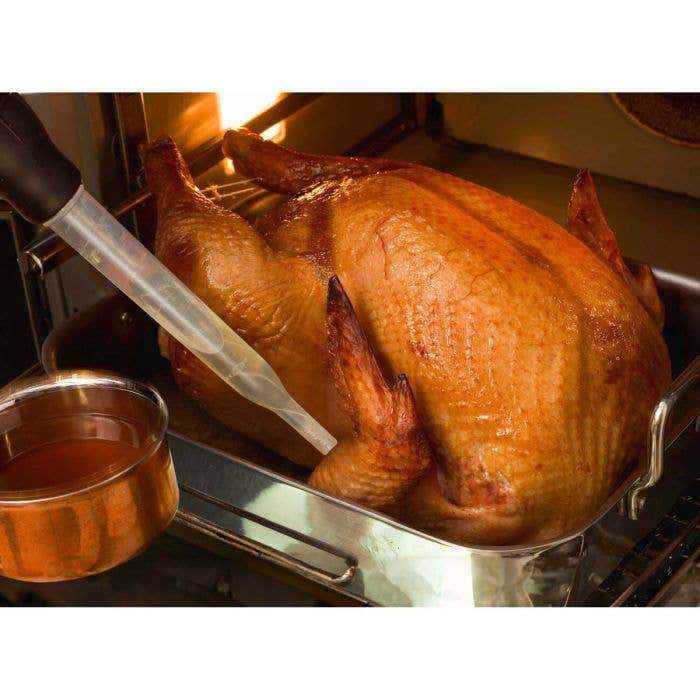 HIC Kitchen Roasting Heat Resistant Turkey Baster And Meat Marinade