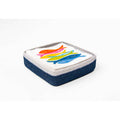 8" Navy Jute Lunch Napkin Caddy