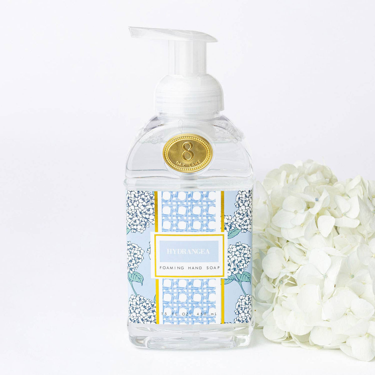 Hydrangea Foaming Hand Soap, 15oz Scented Bottle