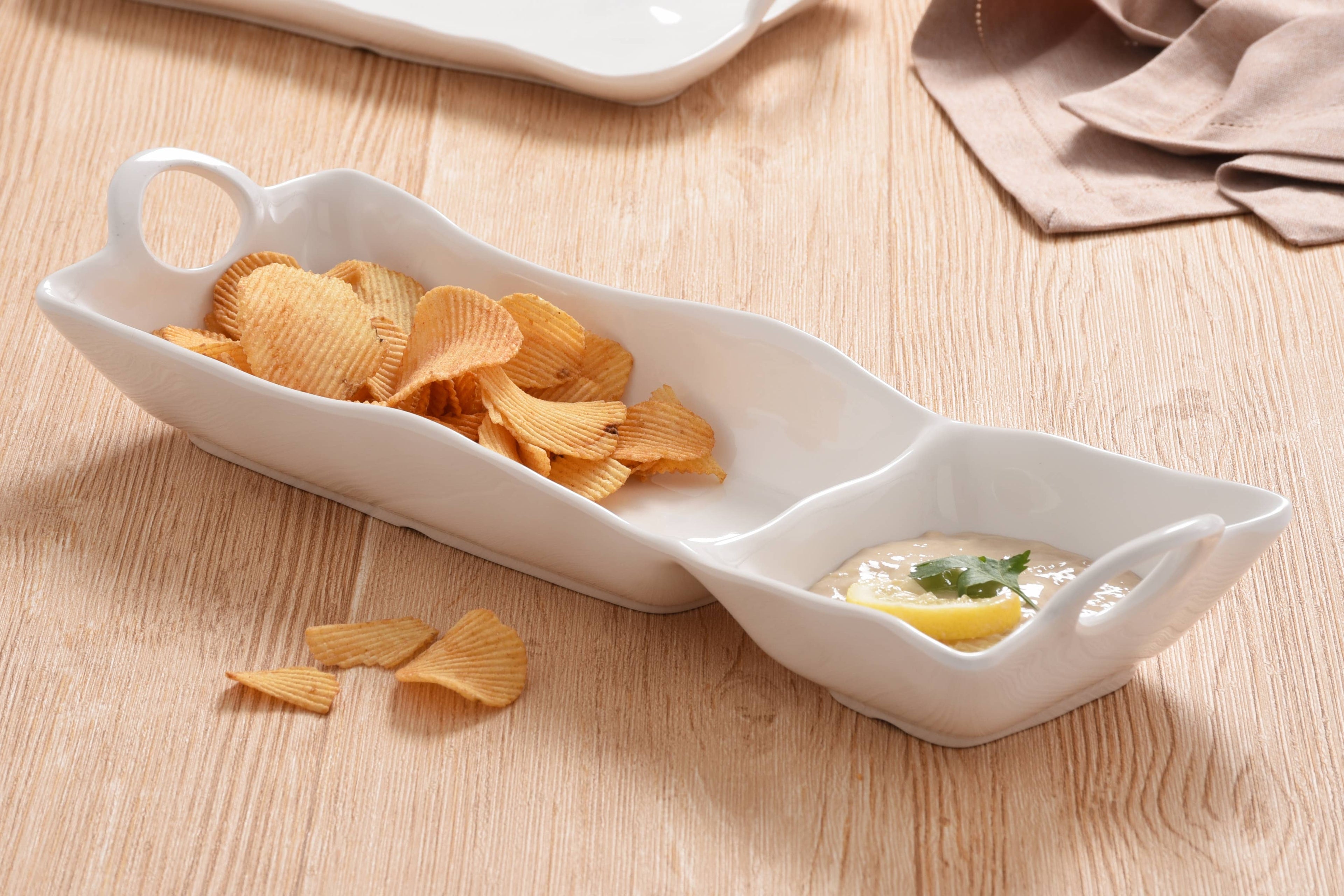 Chip & Dip in Shatterproof Melamine