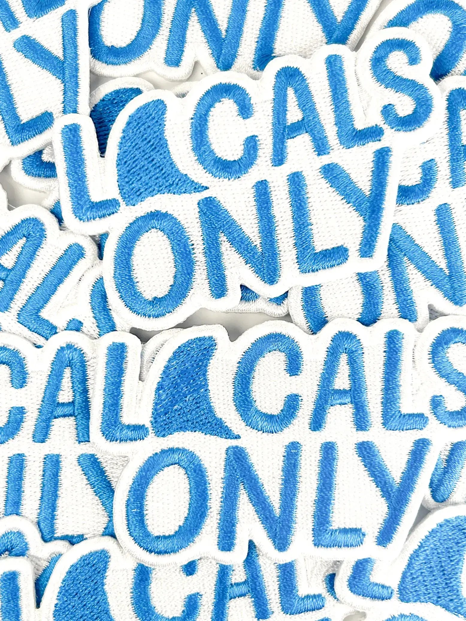 Locals Only Embroidered Patch – Coastal Iron On Shark Fins