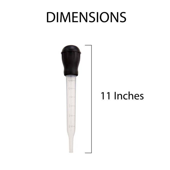 HIC Kitchen Roasting Heat Resistant Turkey Baster And Meat Marinade