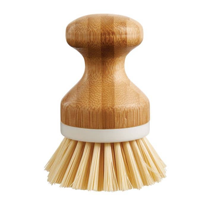 HIC Kitchen Bamboo Handle Dishwashing Vegetable Brush